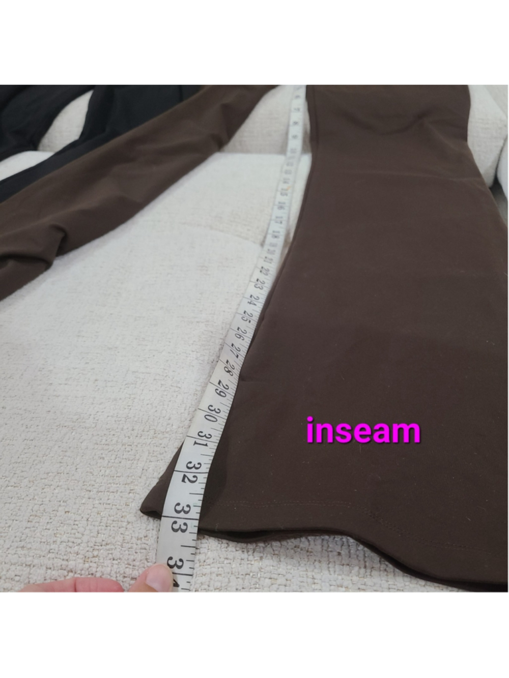 Lot Of 3 NEW Hold Your Haunches Brown Black Shapewear Leggings Sz Large Bootcut - Picture 7 of 12